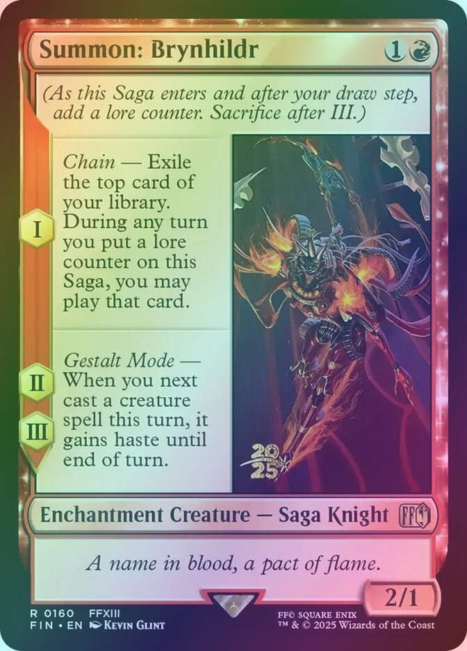 Summon: Brynhildr (PFIN) (160s) / Foil