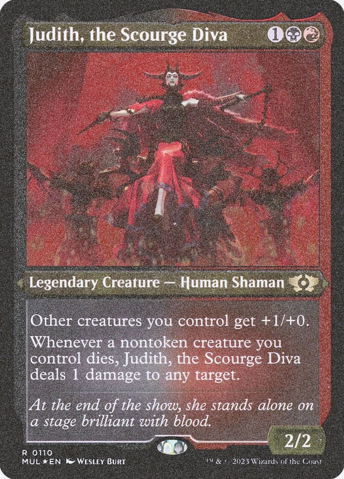 Judith, the Scourge Diva (MUL) (110) / Foil Etched