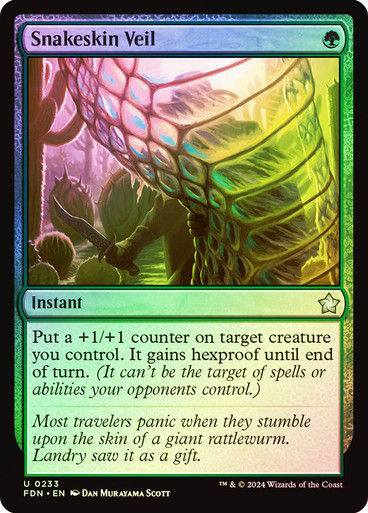 Snakeskin Veil (FDN) (233) / Foil