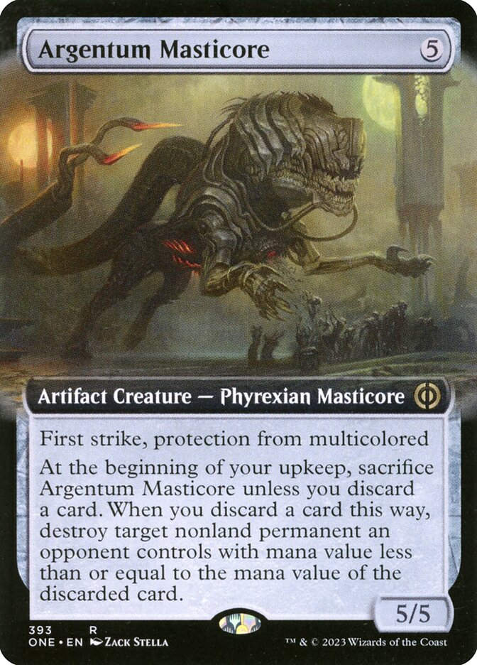 Argentum Masticore (ONE) (393) / Extended Art