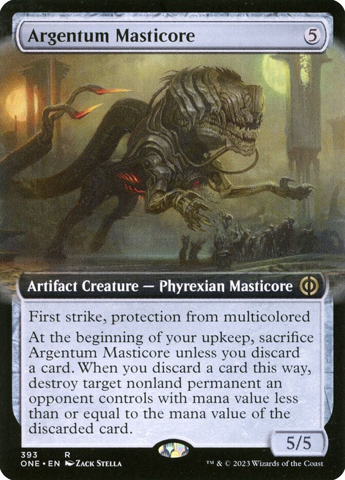 Argentum Masticore (ONE) (393) / Extended Art