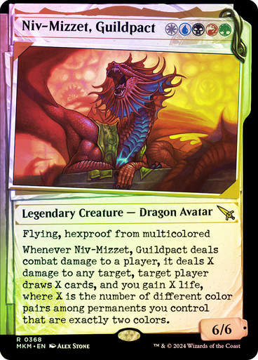 Niv-Mizzet, Guildpact (mkm) (368) / Showcase Foil