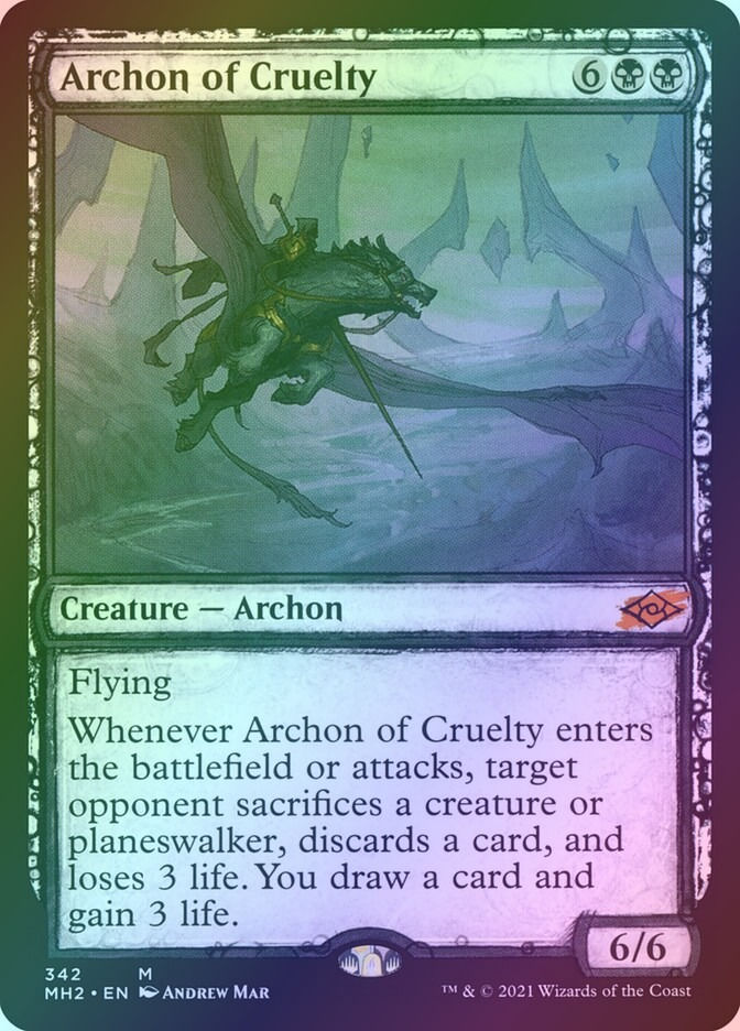 Archon of Cruelty (MH2) (342) / Showcase / Foil