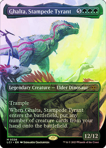 Ghalta, Stampede Tyrant (lci) / Borderless / Foil
