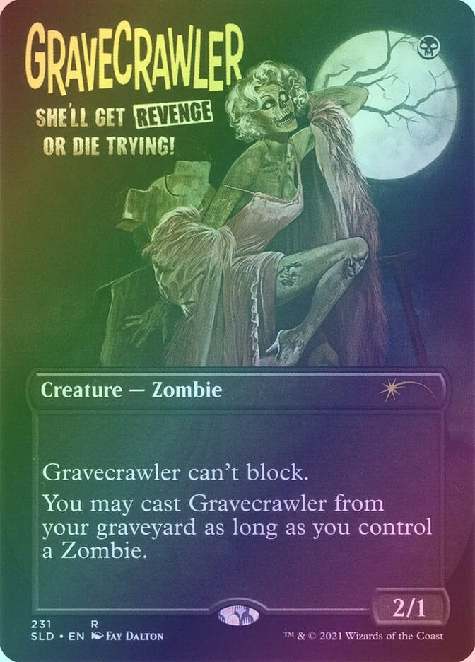 Gravecrawler (SLD) (231) / Borderless / Foil