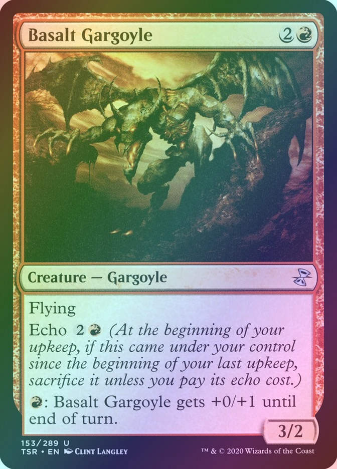 Basalt Gargoyle (TSR) (153) / Foil