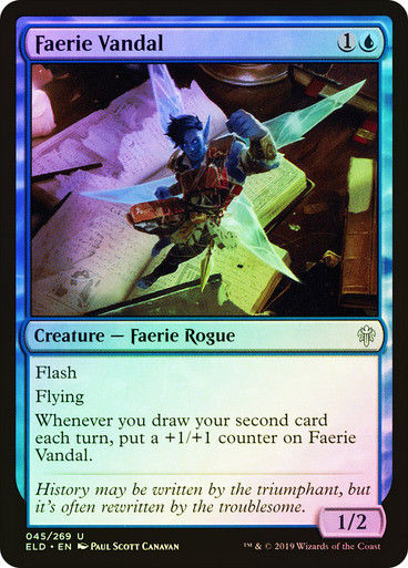 Faerie Vandal (ELD) (45) / Foil