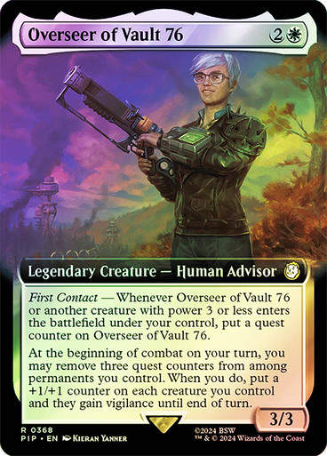 Overseer of Vault 76 (pip) (368) / Extended Art Foil