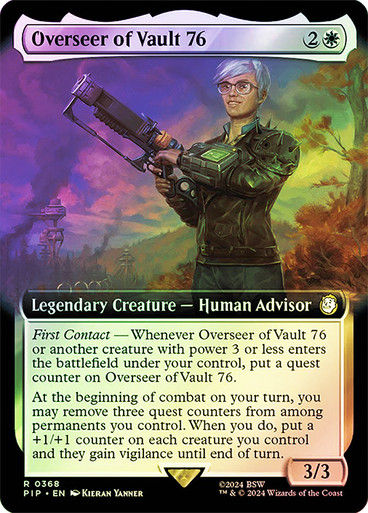 Overseer of Vault 76 (pip) (368) / Extended Art Foil