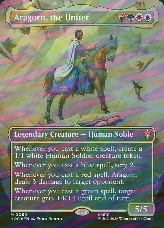 Aragorn, the Uniter (HOC) (69) / Surge Foil