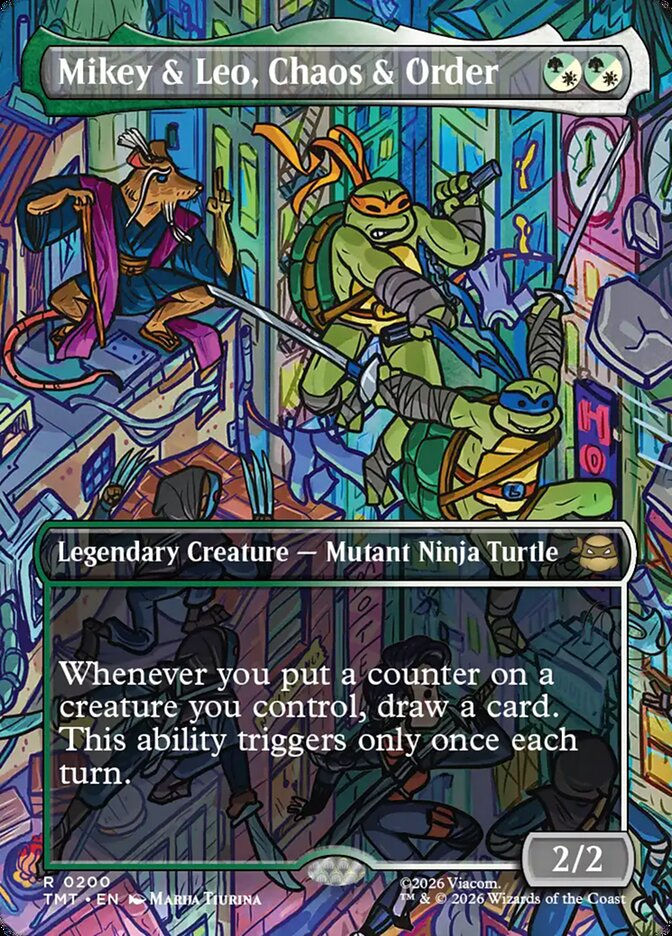 Mikey & Leo, Chaos & Order (TMT) (200) / Borderless