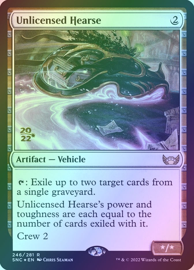 Unlicensed Hearse (PSNC) (246s) / Foil
