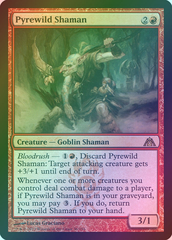 Pyrewild Shaman (DGM) (36) / Foil