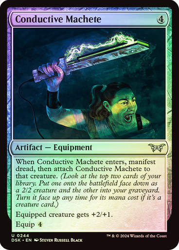 Conductive Machete (DSK) (244) / Foil