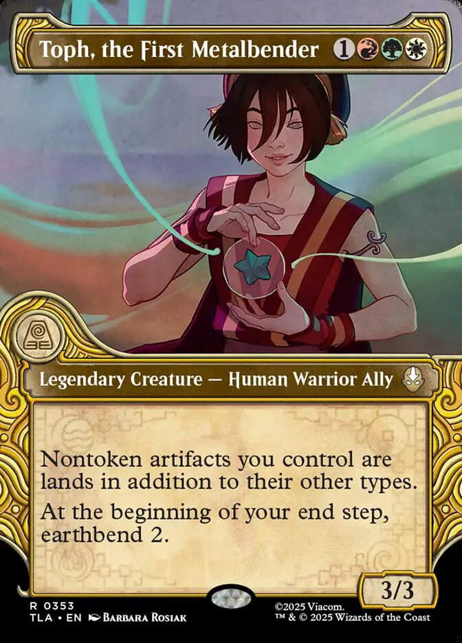 Toph, the First Metalbender (TLA) (353) / Borderless / Showcase
