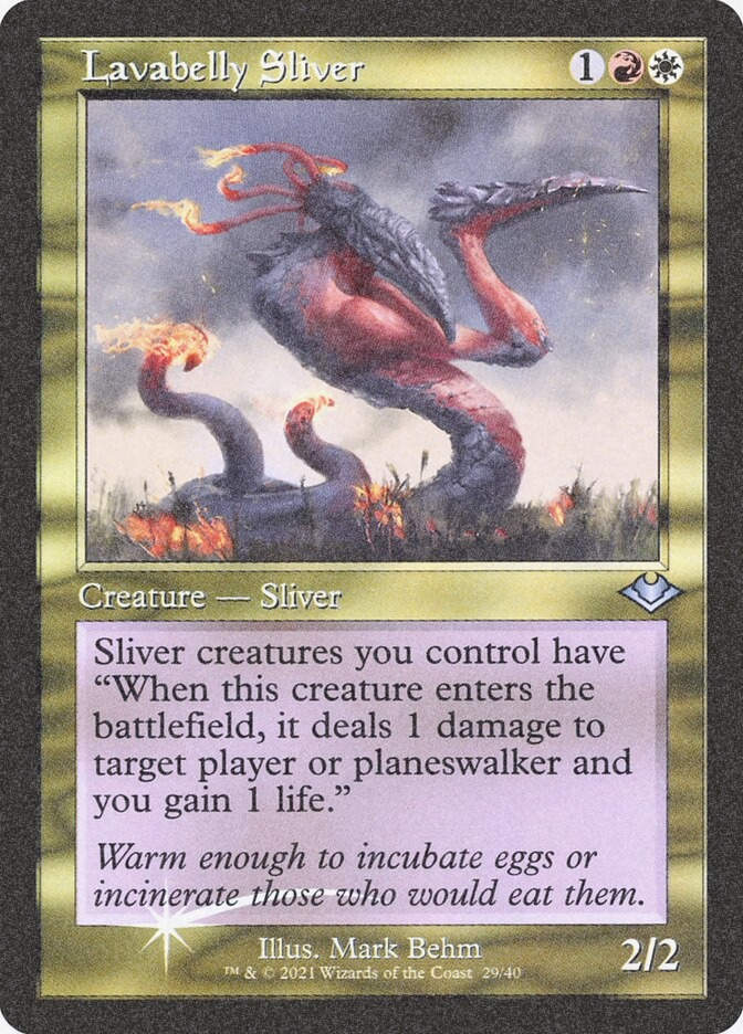 Lavabelly Sliver (H1R) (29) / Foil Etched