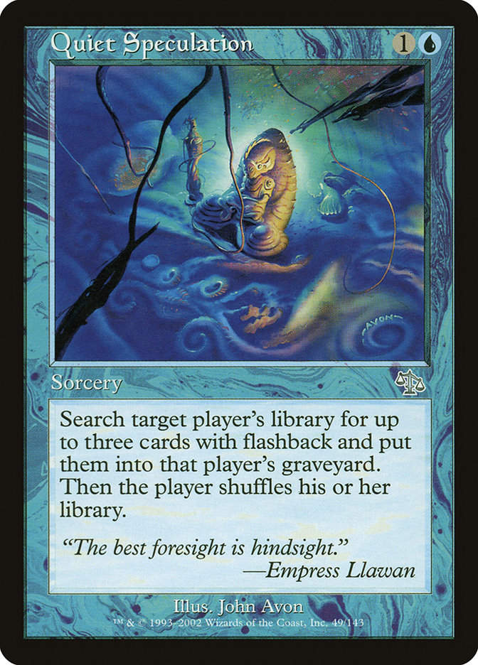Quiet Speculation (jud)