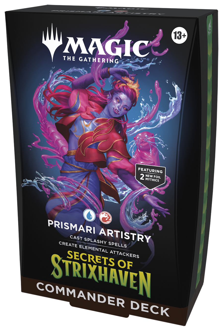 Secrets of Strixhaven Commander Deck - Prismari Artistry — cara 2 de 2