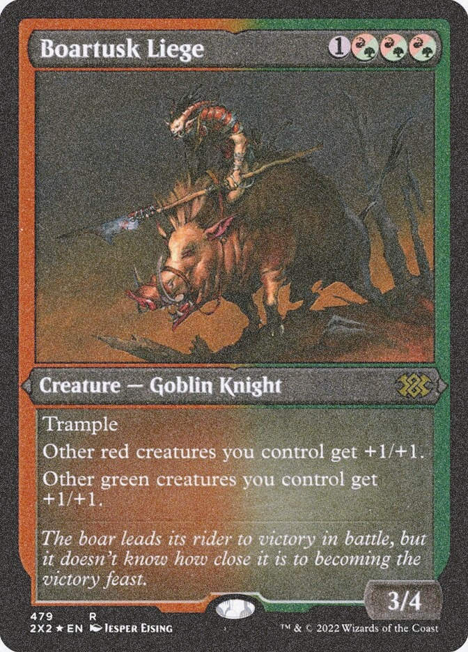 Boartusk Liege (2X2) (479) / Foil Etched