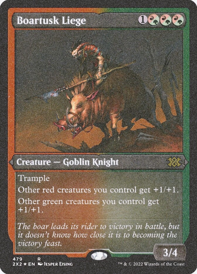 Boartusk Liege (2X2) (479) / Foil Etched