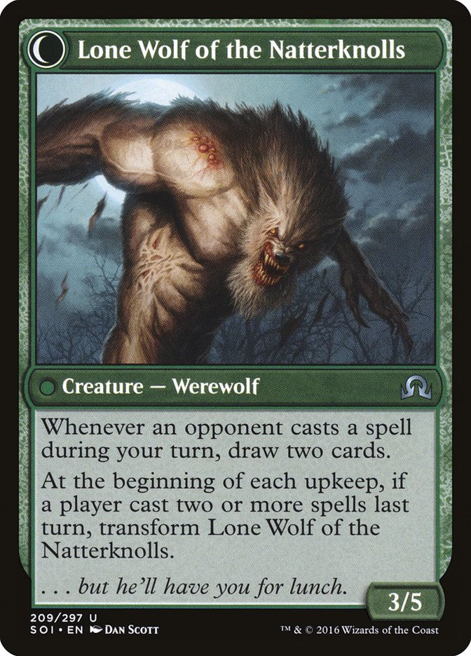 Hermit of the Natterknolls // Lone Wolf of the Natterknolls (SOI) (209) — cara 2 de 2