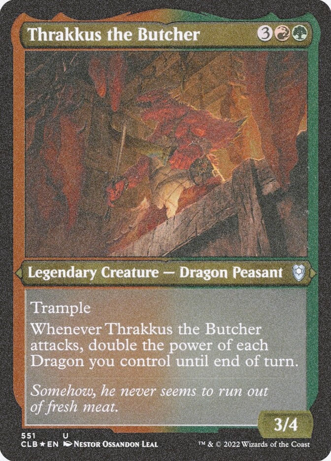 Thrakkus the Butcher (CLB) (551) / Foil Etched
