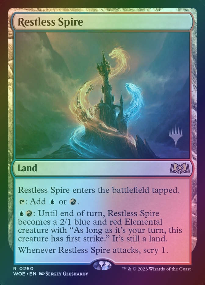 Restless Spire (PWOE) (260p) / Foil