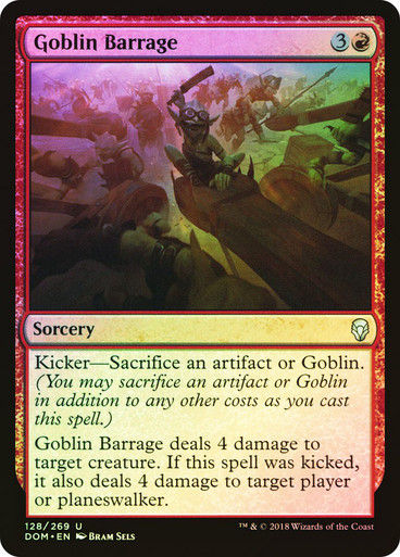 Goblin Barrage (DOM) (128) / Foil