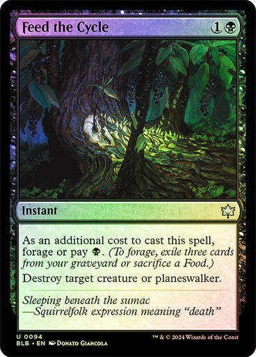 Feed the Cycle (blb) (94) / Foil