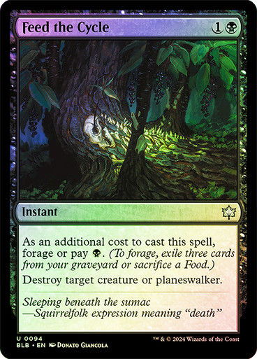 Feed the Cycle (blb) (94) / Foil