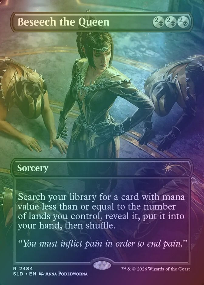 Beseech the Queen (SLD) (2484) / Borderless / Foil