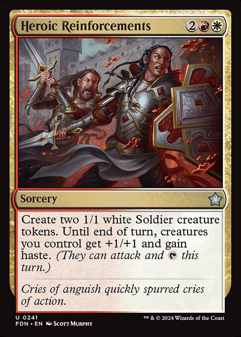 Heroic Reinforcements (FDN) (241)