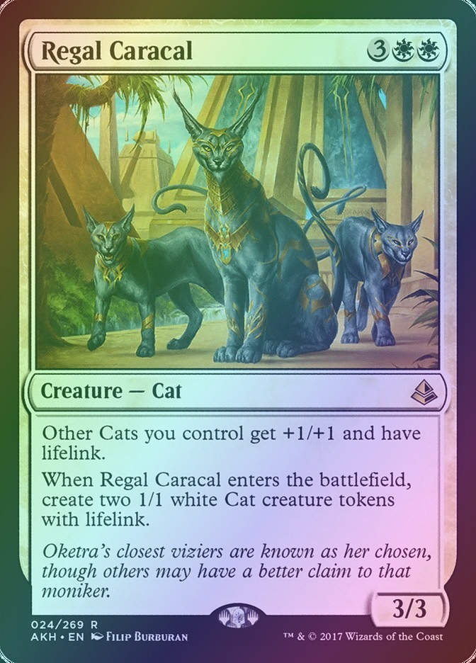 Regal Caracal (AKH) (24) / Foil