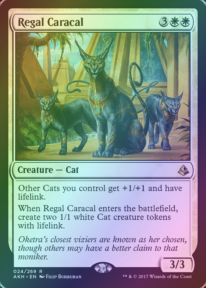 Regal Caracal (AKH) (24) / Foil