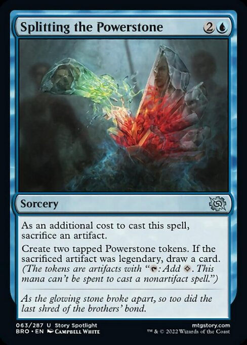 Splitting the Powerstone (BRO)