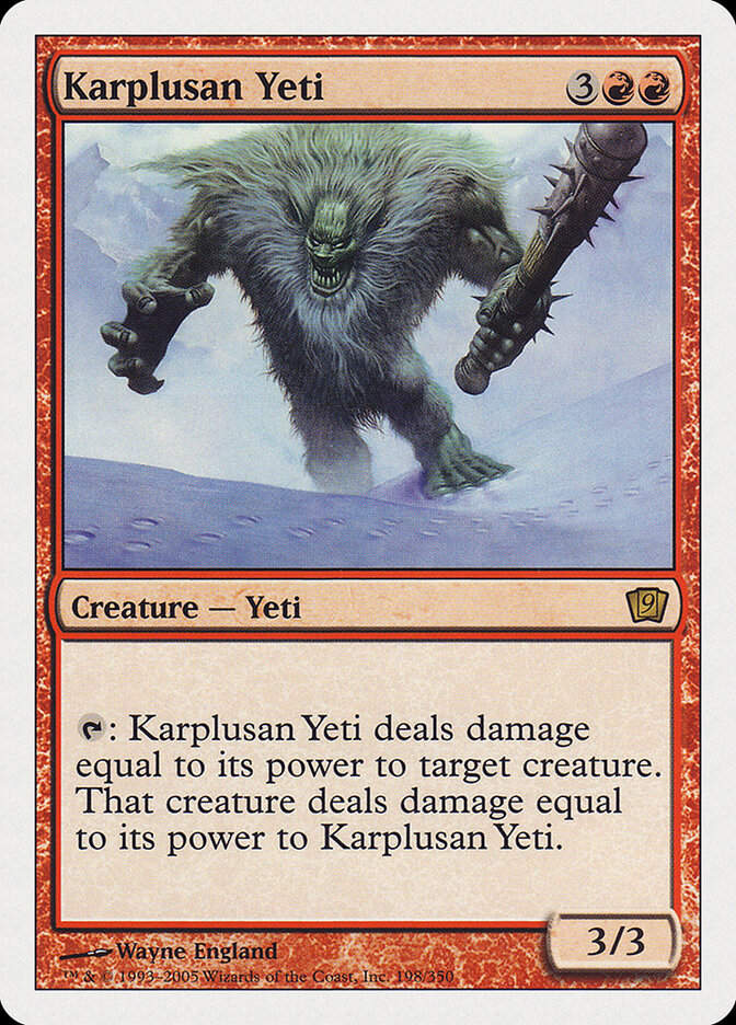 Karplusan Yeti (9ED) (198)