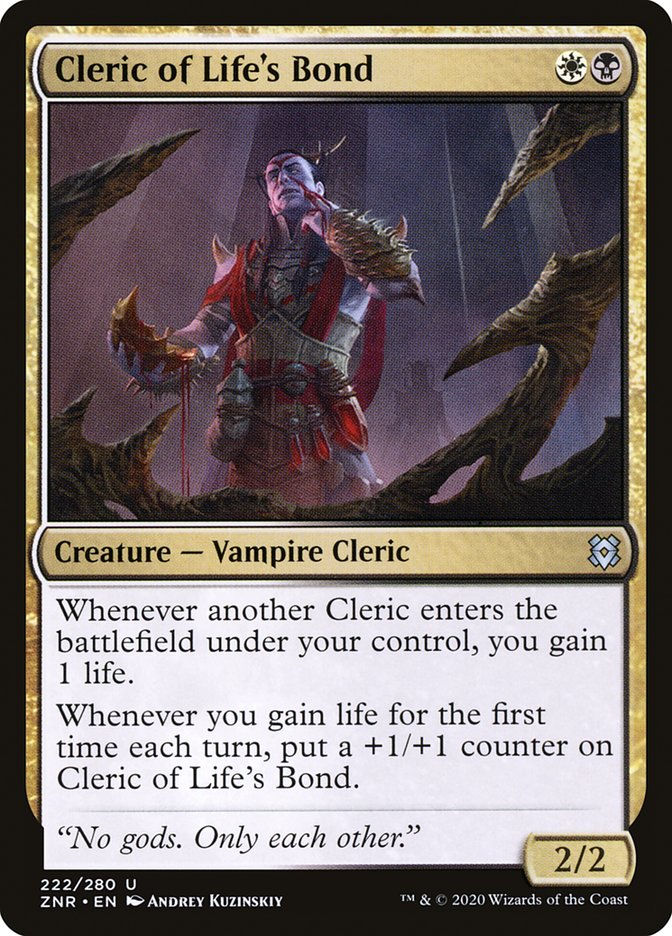 Cleric of Life's Bond (ZNR) (222)