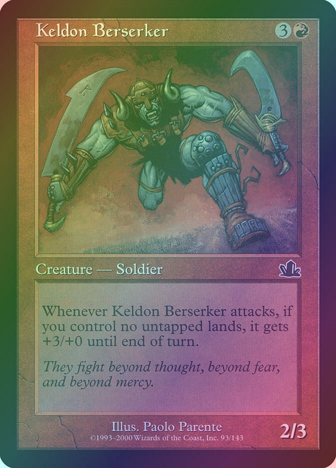 Keldon Berserker (PCY) (93) / Foil