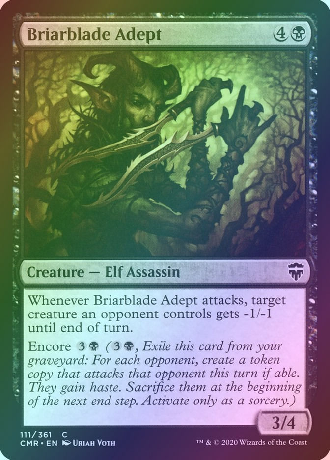 Briarblade Adept (CMR) (111) / Foil