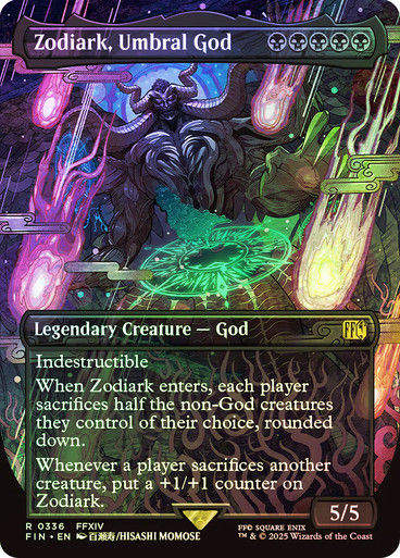 Zodiark, Umbral God (FIN) (336) / Borderless / Foil