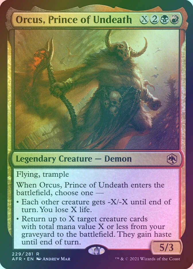 Orcus, Prince of Undeath (AFR) (229) / Foil