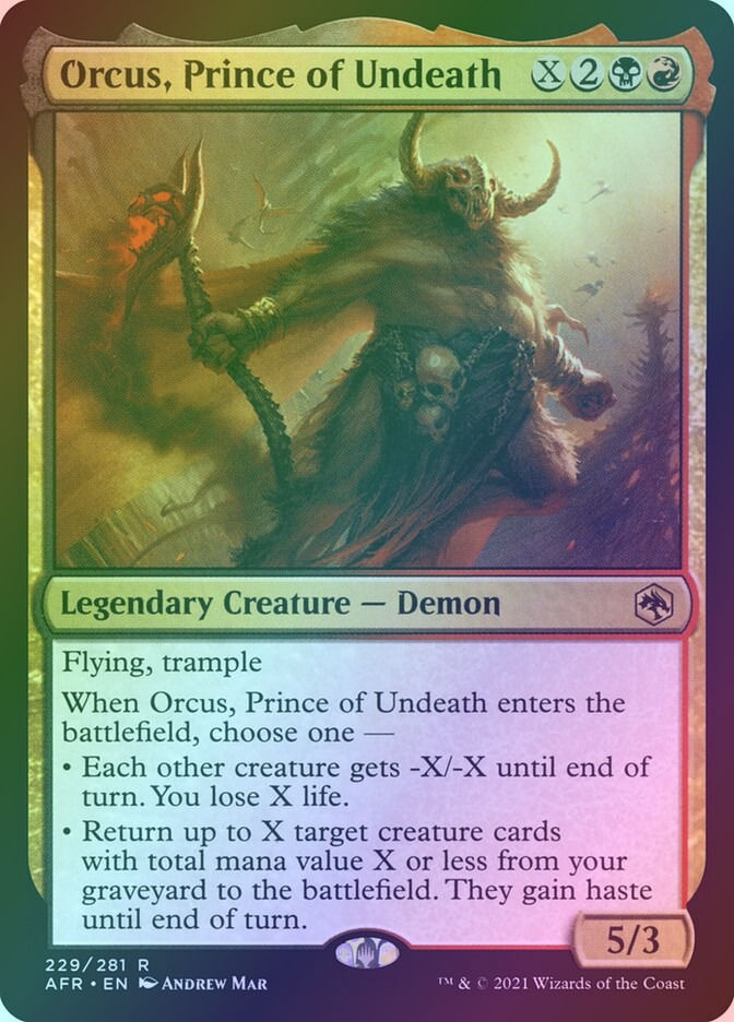 Orcus, Prince of Undeath (AFR) (229) / Foil