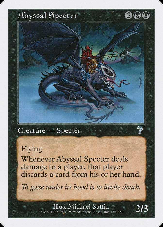 Abyssal Specter (7ED) (116)