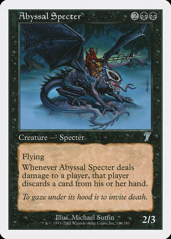 Abyssal Specter (7ED) (116)