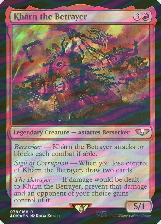 Khârn the Betrayer (40K) (79★) / Surge Foil