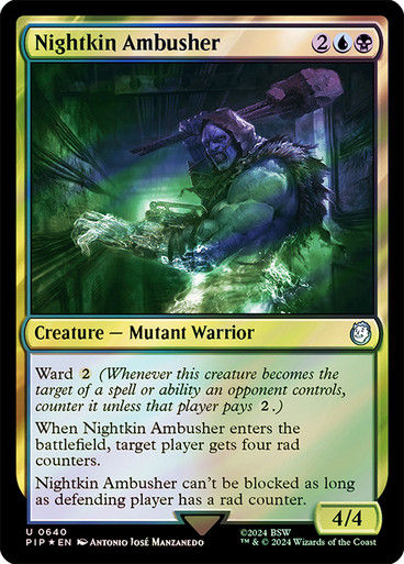 Nightkin Ambusher (pip) (640) / Surge Foil