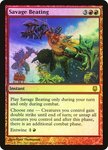 Savage Beating (DST) (67) / Foil