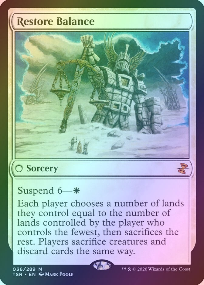 Restore Balance (TSR) (36) / Foil