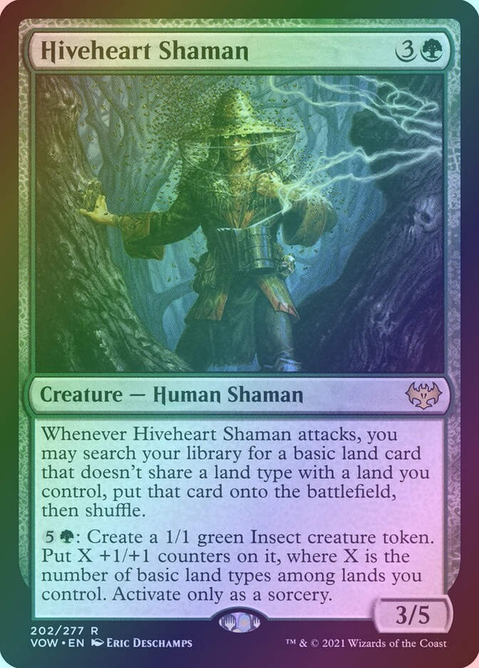 Hiveheart Shaman (VOW) (202) / Foil