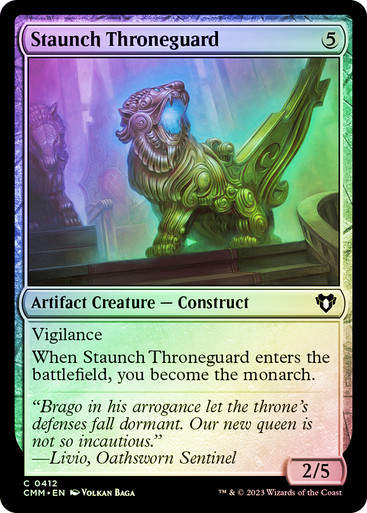 Staunch Throneguard (cmm) / Foil
